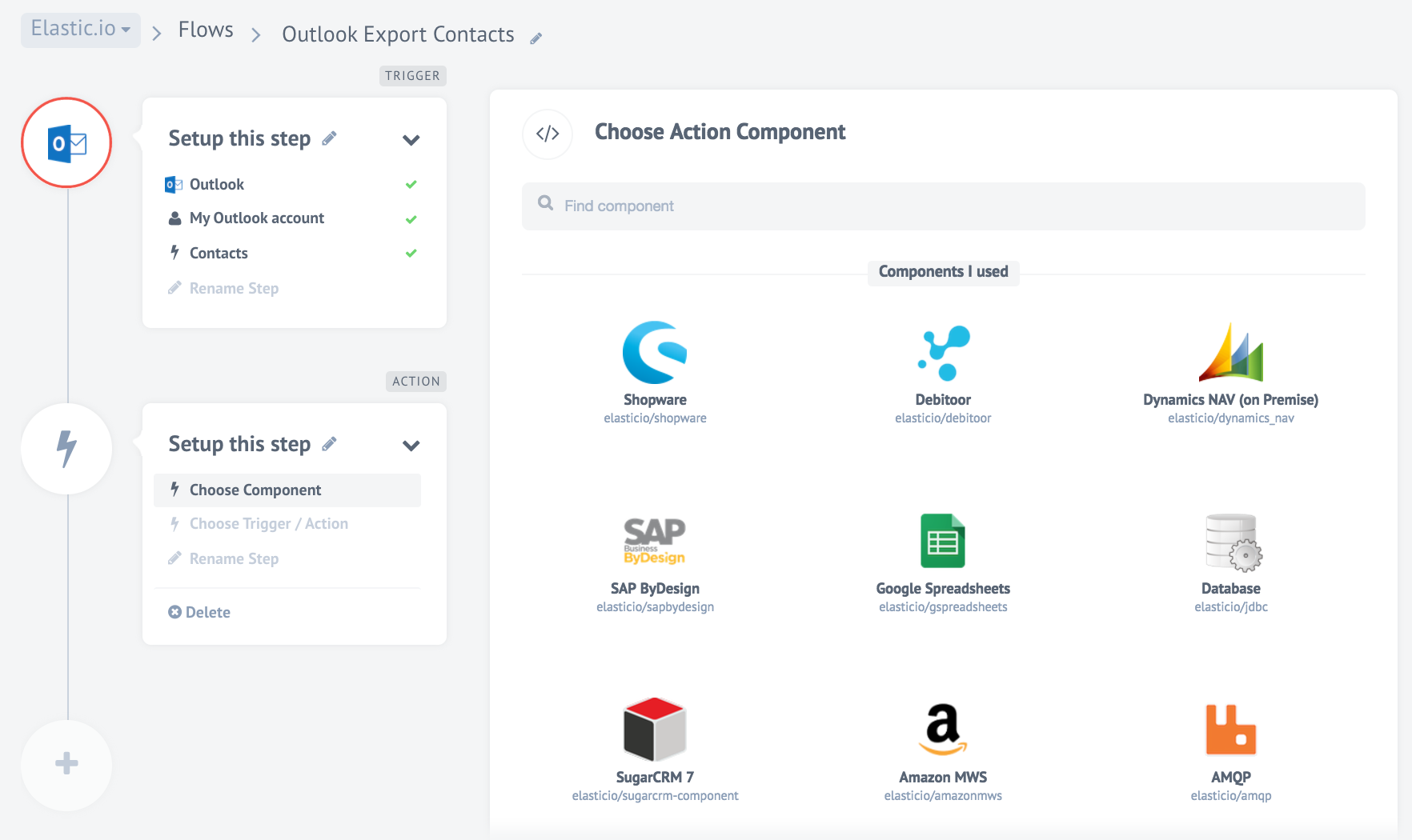 Integration Component Outlook