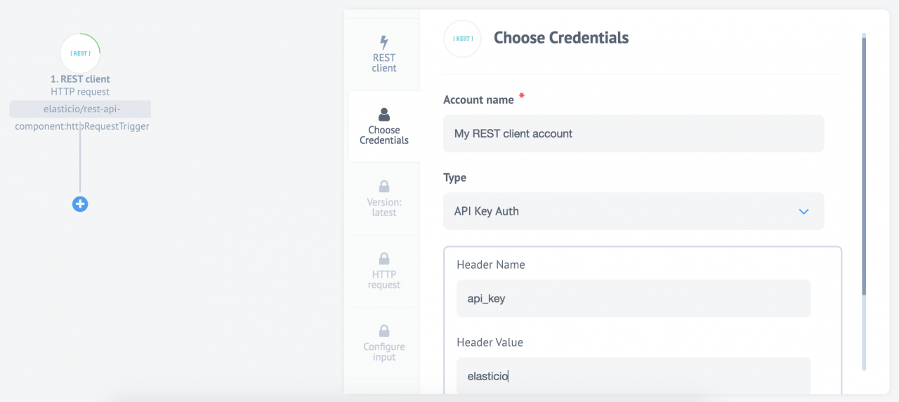 REST API integration component