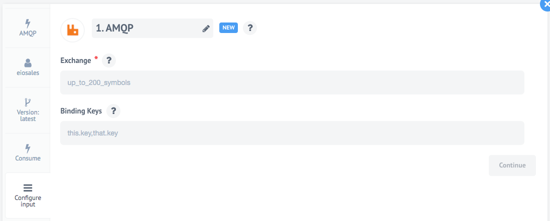AMQP connector for elastic.io iPaaS