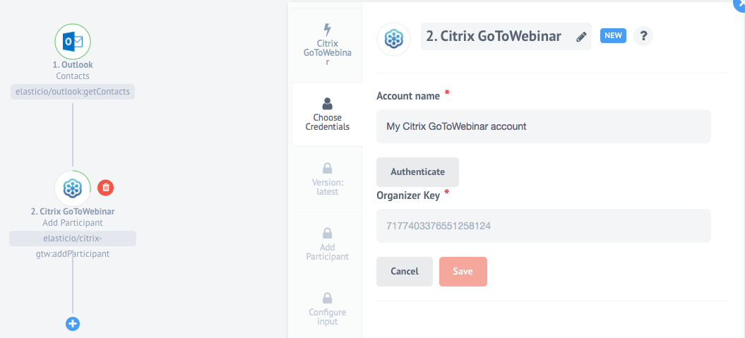 Citrix GoToWebinar connector for elastic.io iPaaS
