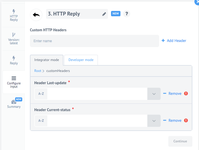 HTTP Reply connector for elastic.io iPaaS