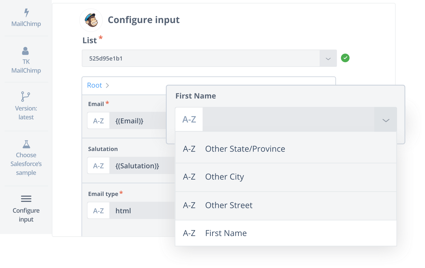Mapper connector for elastic.io iPaaS