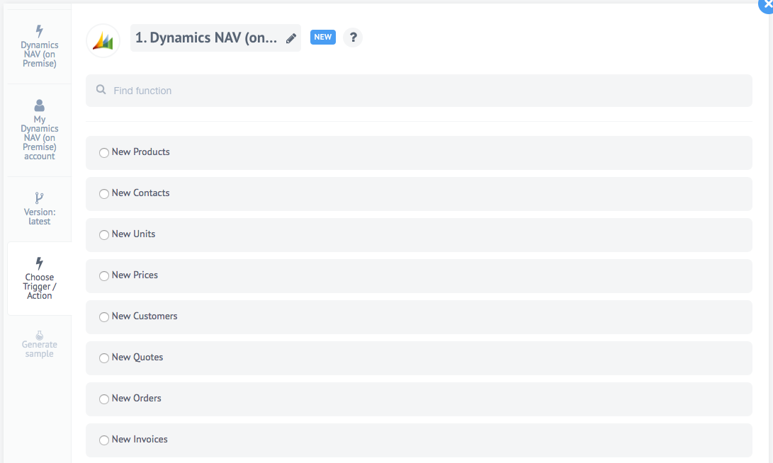 Microsoft Dynamics NAV connector for elastic.io iPaaS