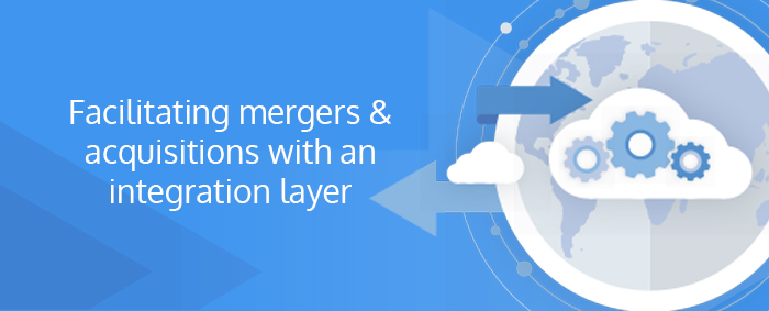 Facilitating mergers & acquisitions with an integration layer