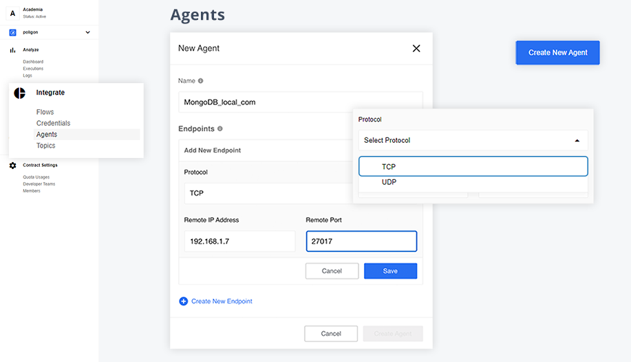 The VPN Agent for secure hybrid cloud integration