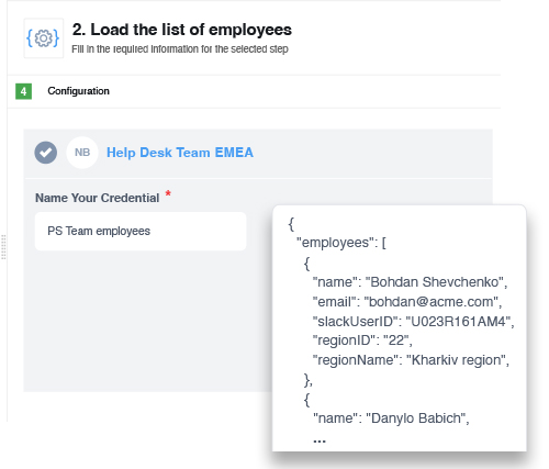 Ukraine Alarm air raid alert – Configure list of employees